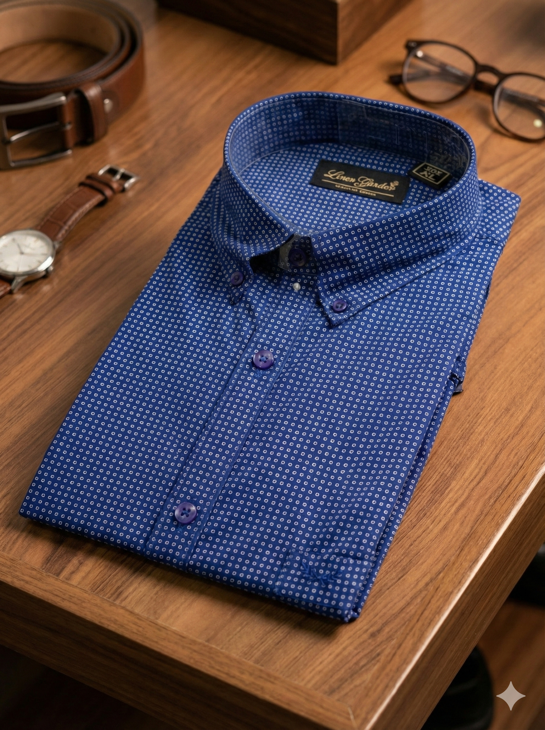 The Midnight Pin Dot Signature Shirt