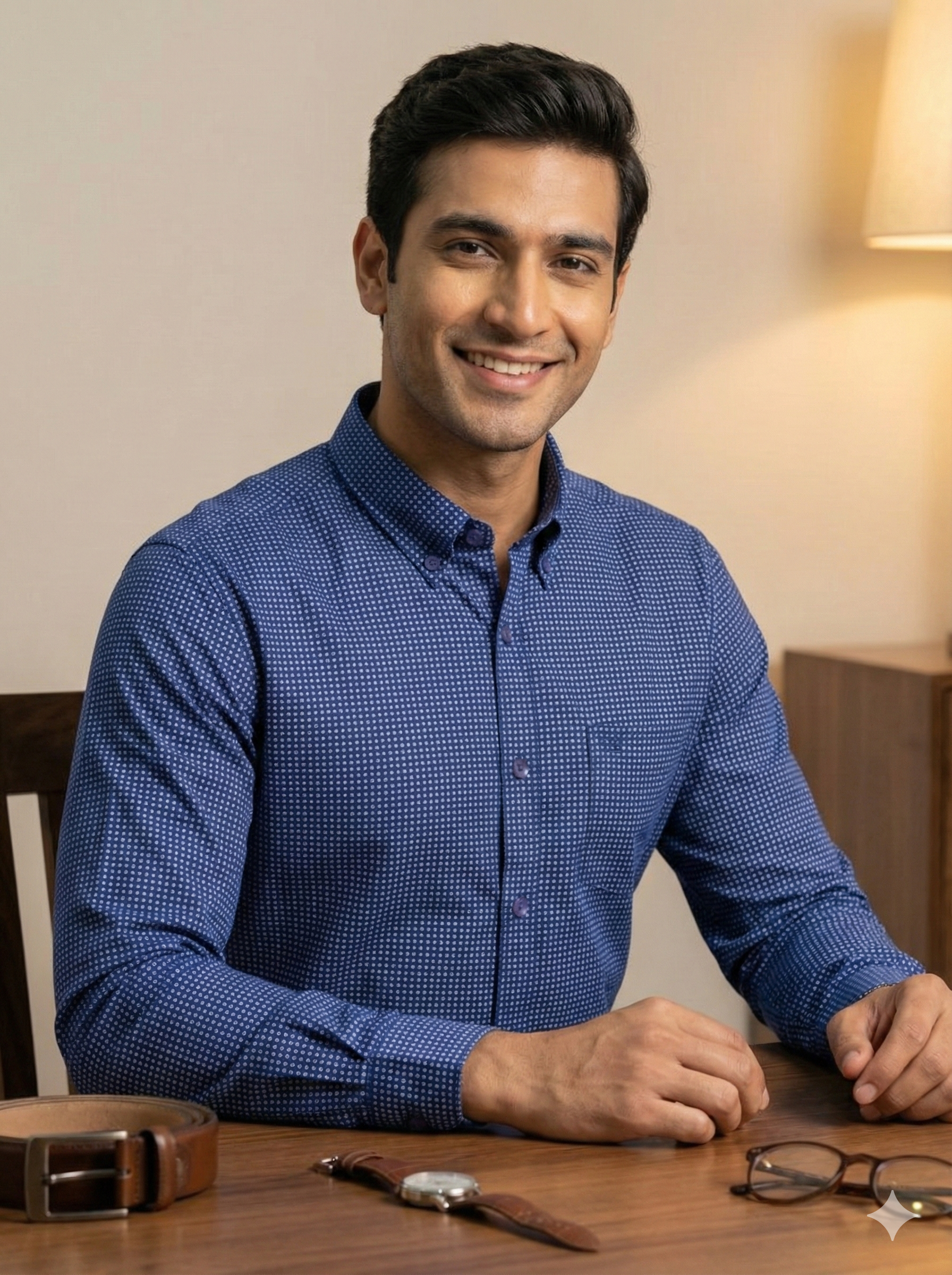 The Midnight Pin Dot Signature Shirt